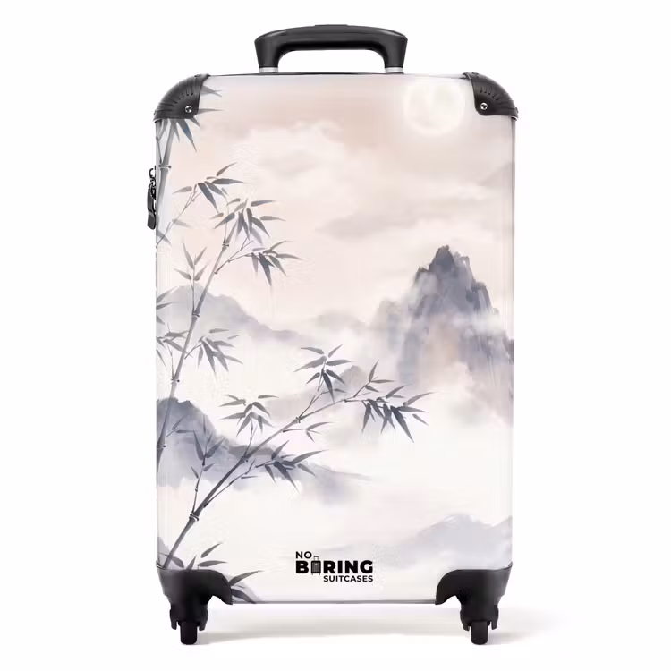 Koffer - Bambus – Asien – Grau — 1