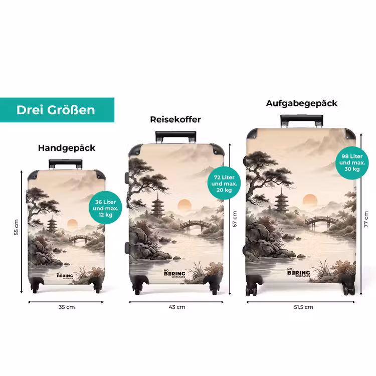 Koffer - Asien – Landschaft – Farbenfroh — 3