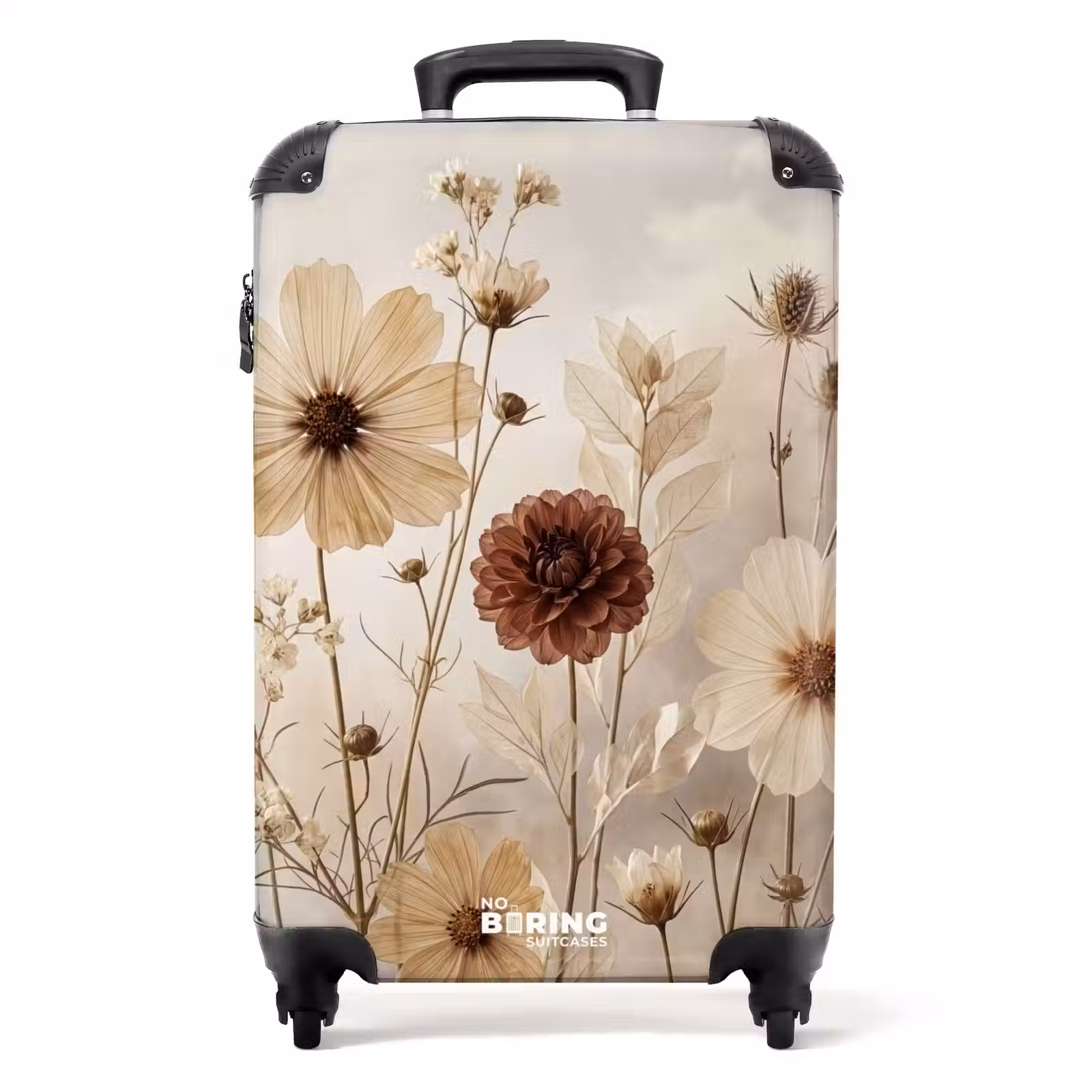 Koffer - Wildblumen – Botanisch – Vintage – Natur – Rustikal — 1