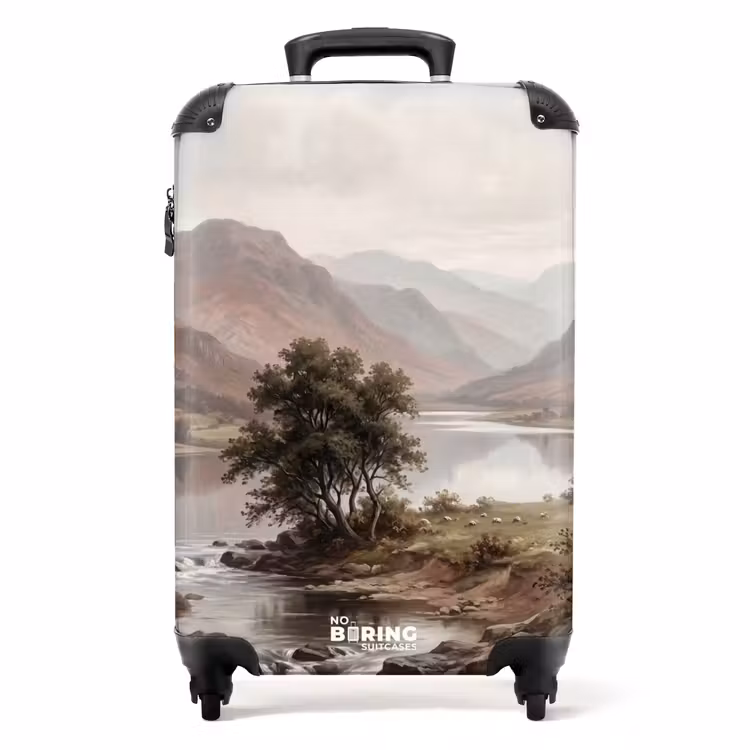 Koffer - Berglandschaft – See – Berge – Tal – Klassisch — 1