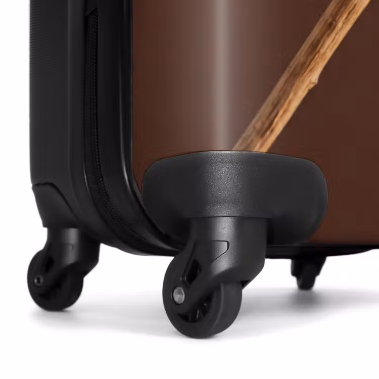Koffer - Mohnblume – Trockenblume – Braun – Minimalistisch — 7