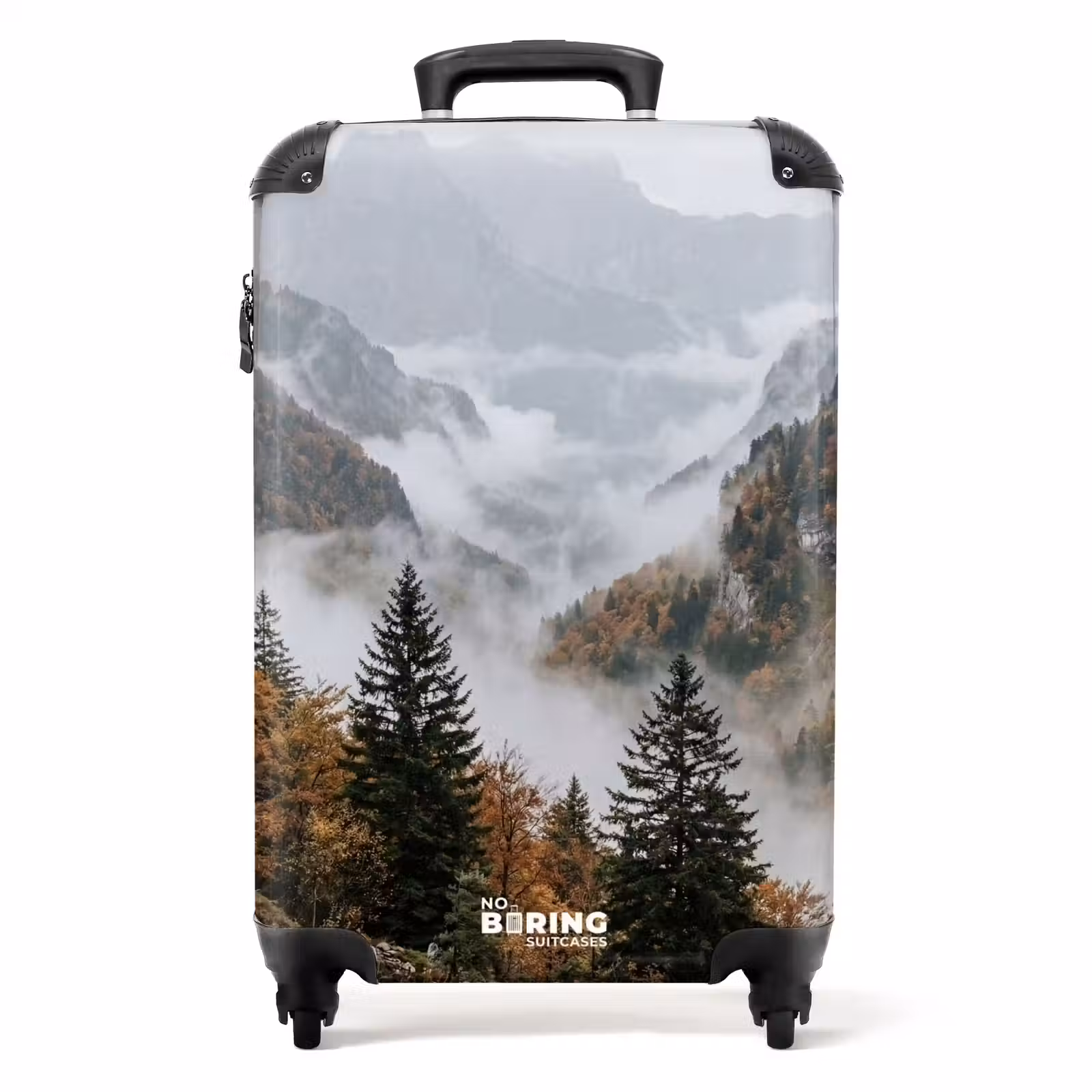 Koffer - Berge – Tal – Nebel – Herbst – Natur — 1