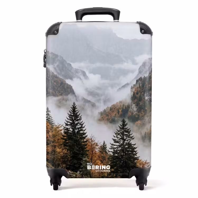 Koffer - Berge – Tal – Nebel – Herbst – Natur — 1