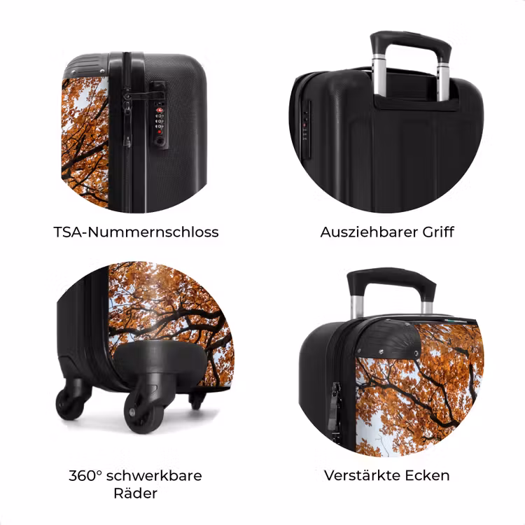 Koffer - Baum – Blätterdach – Herbst – Orange – Stimmungsvoll — 8