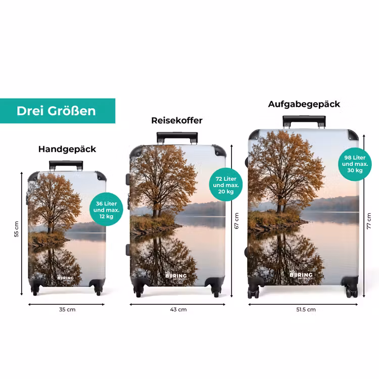 Koffer - Bäume – Spiegelung – Wasser – Sonnenaufgang – Gelassenheit — 3