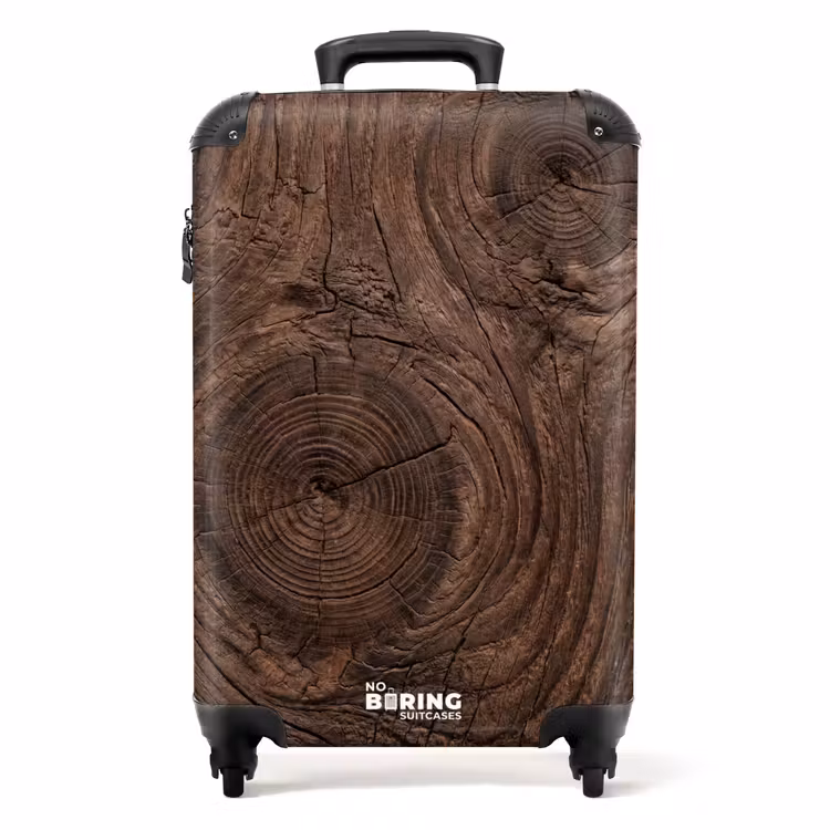 Koffer - Holzmaserung – Textur – Muster – Braun – Rustikal — 1
