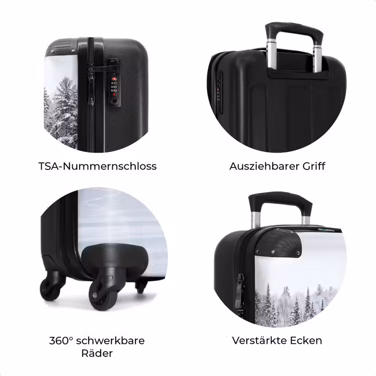 Koffer - Mehr – Kiefern – Eis – Winter – Beruhigend — 8