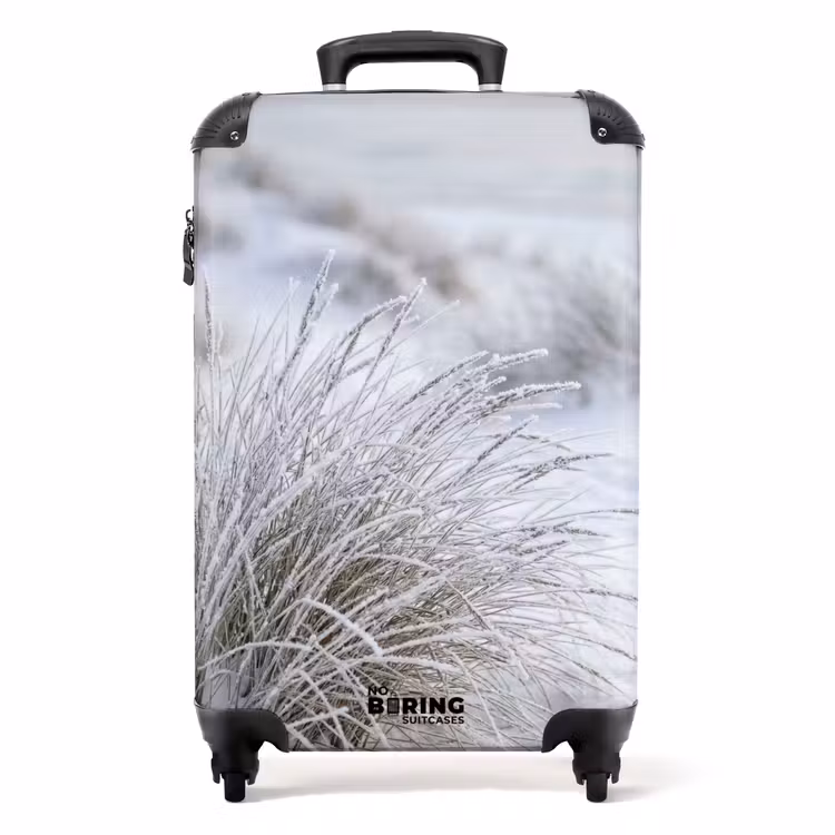 Koffer - Dünen – Schnee – Strand – Winter – Friedlich — 1