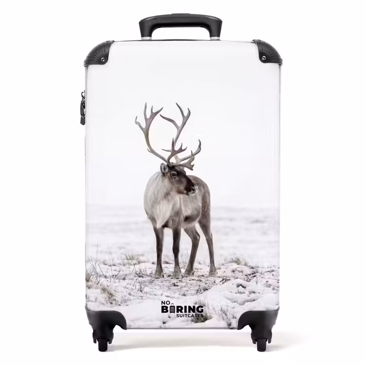 Koffer - Rentier – Geweih – Schnee – Winter — 1