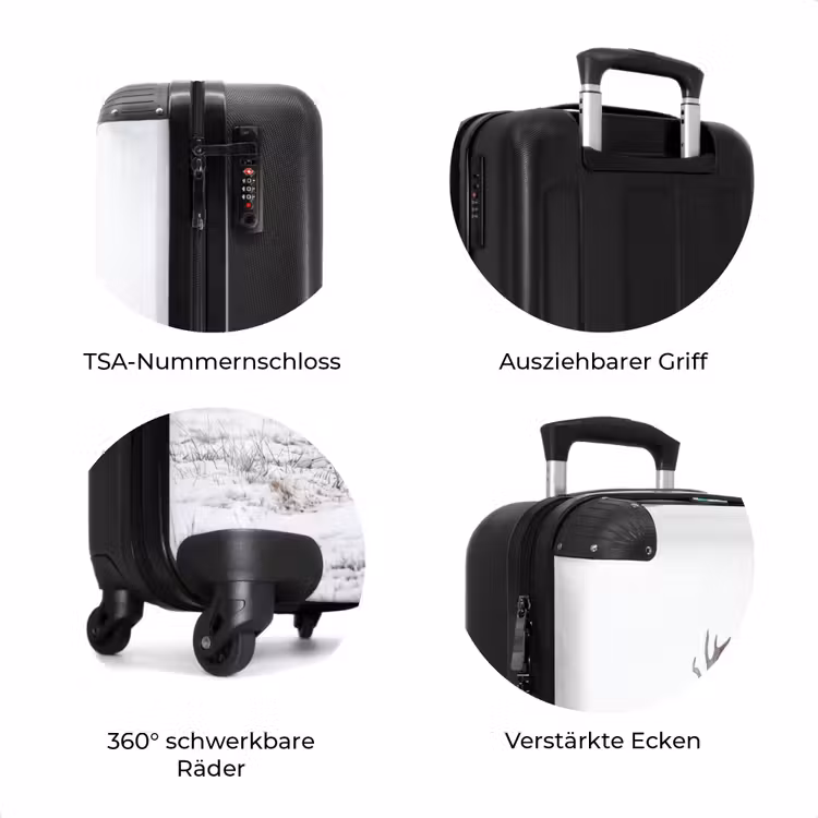 Koffer - Rentier – Geweih – Schnee – Winter — 8