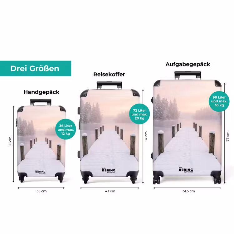 Koffer - Steg – See – Nebel – Winter – Gelassenheit — 3