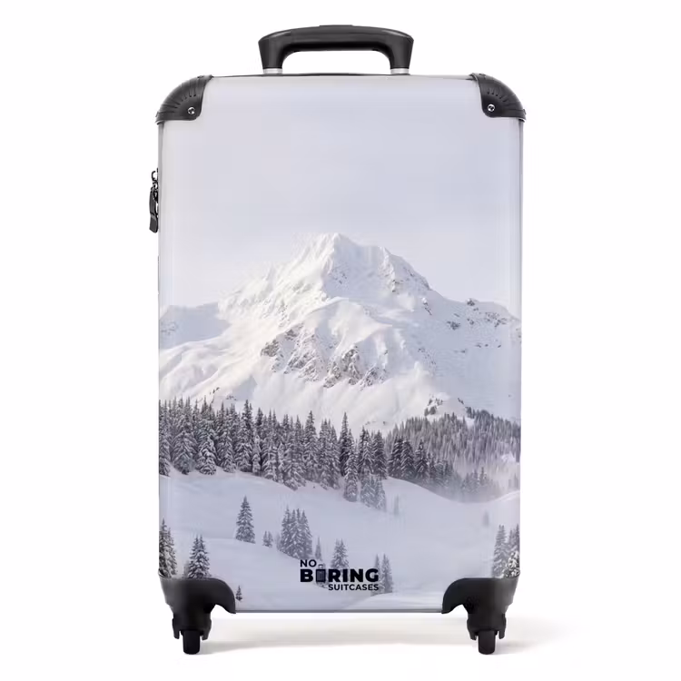 Koffer - Berg – Schnee – Winter – Natur – Weiß — 1