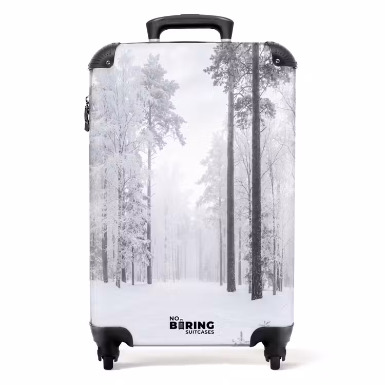 Koffer - Wald – Schnee – Weg – Winter – Stille — 1