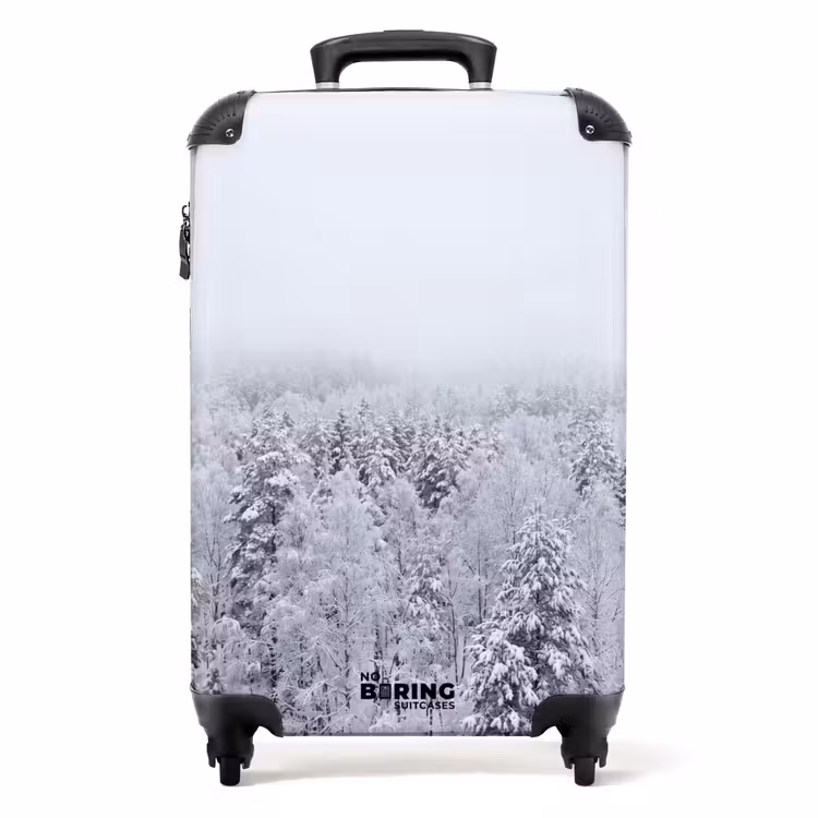 Koffer - Wald – Schnee – Winter – Natur – Weiß — 1