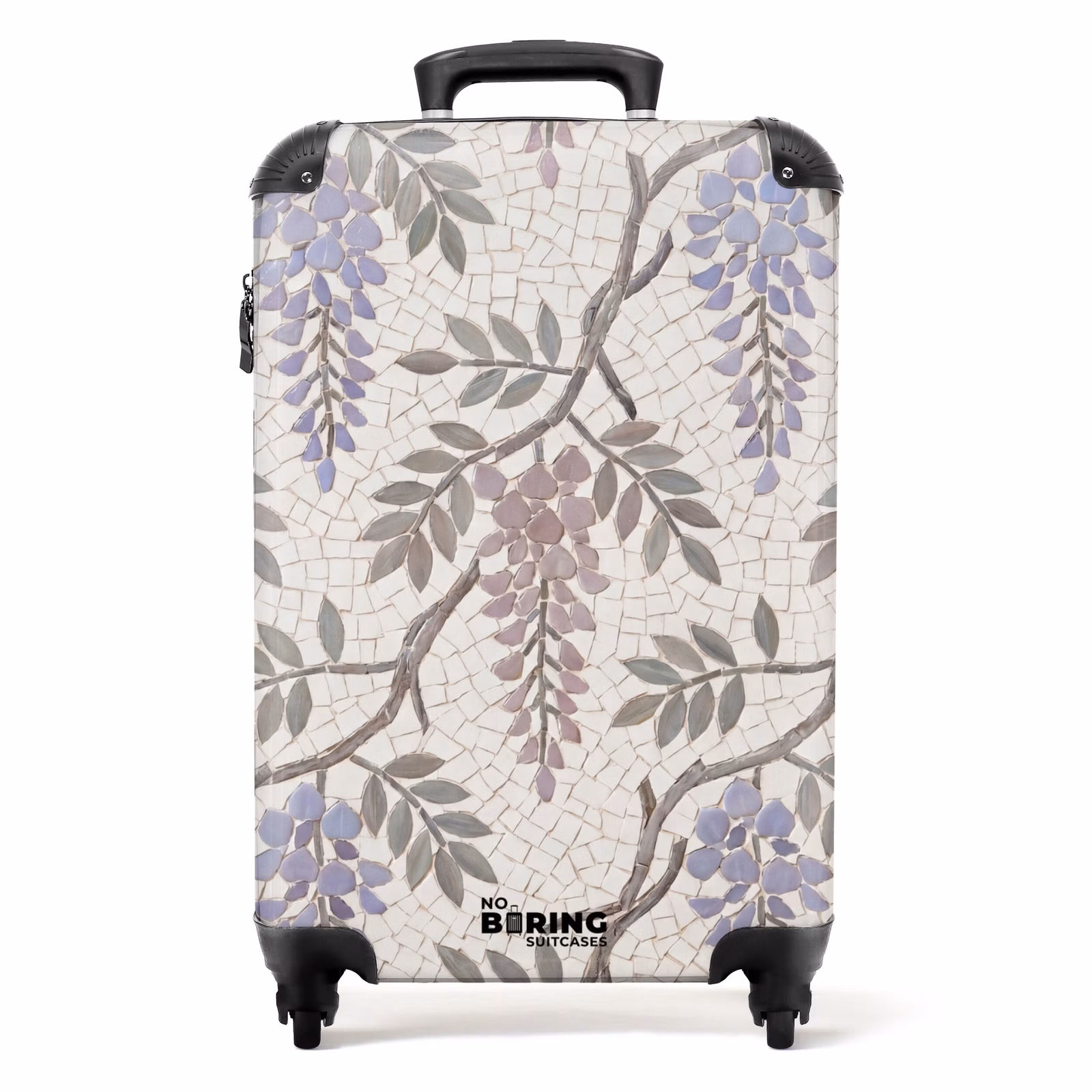Koffer - Blumen – Mosaik – Natur – Muster – Lila — 1