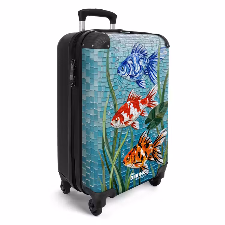 Koffer - Fisch – Mosaik – Unterwasser – Bunt – Tiere — 2