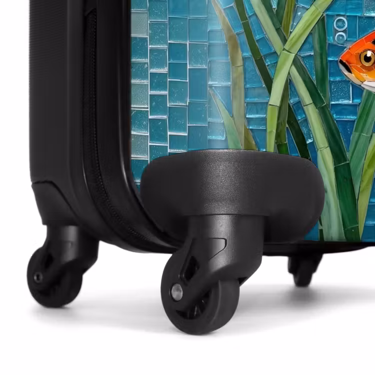 Koffer - Fisch – Mosaik – Unterwasser – Bunt – Tiere — 7
