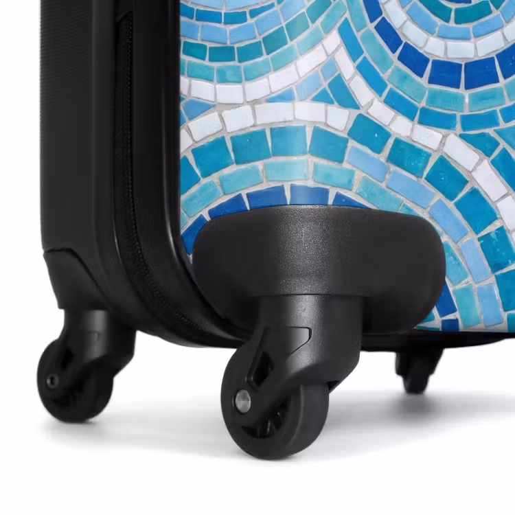 Koffer - Fisch – Mosaik – Wasser – Dekorativ – Blau — 7