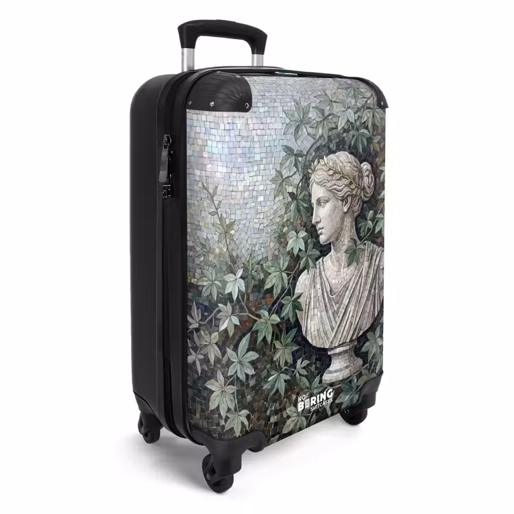 Koffer - Frau – Klassisch – Mosaik – Natur – Grün — 2
