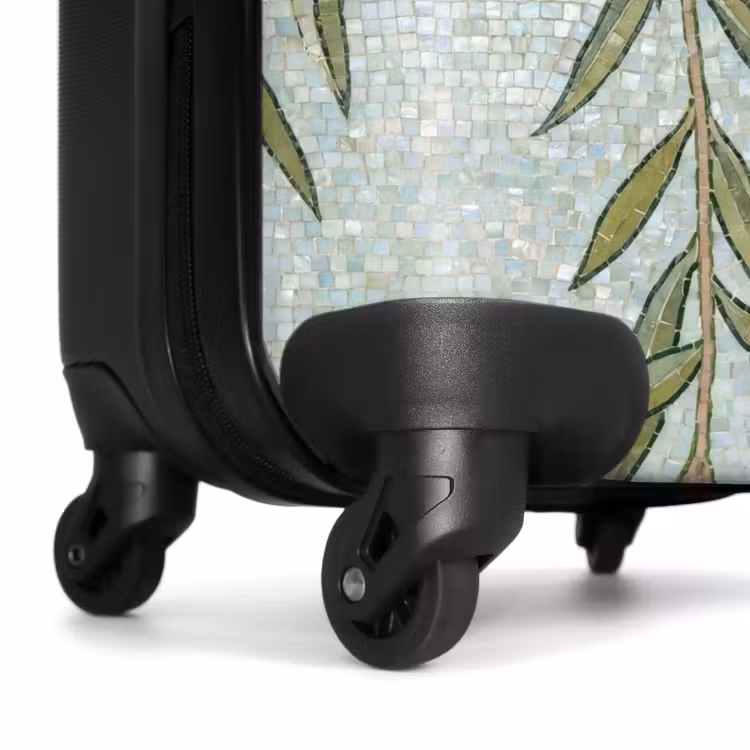 Koffer - Pflanzen – Mosaik – Muster – Grün – Blau — 7