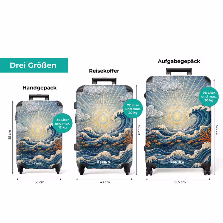 Koffer - Unterwasser – Korallen – Fische – Natur – Kunst — 3