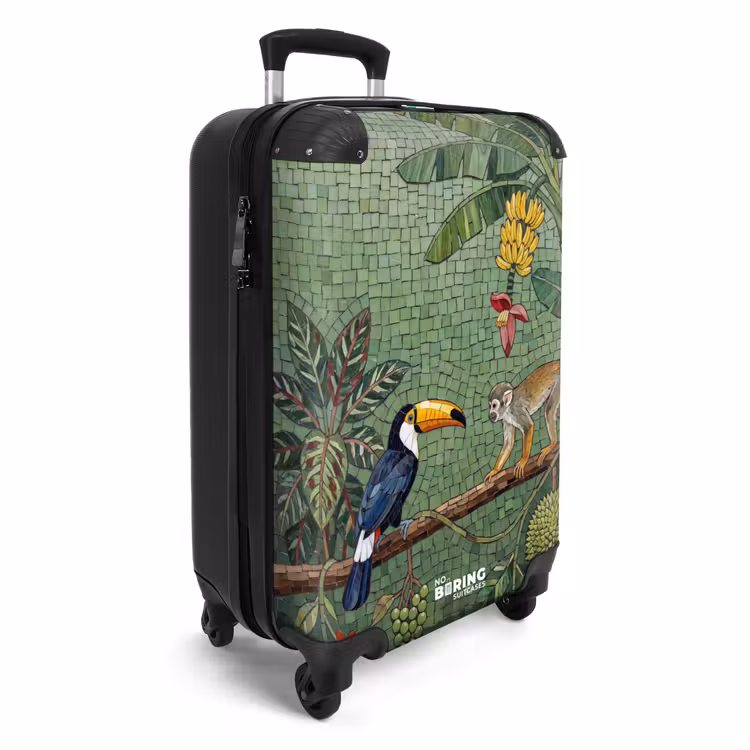 Koffer - Vogel – Tier – Dschungel – Mosaik – Natur — 2