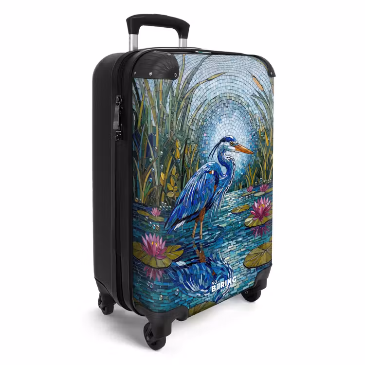 Koffer - Vogel – Wasser – Natur – Abstrakt – Blau — 2