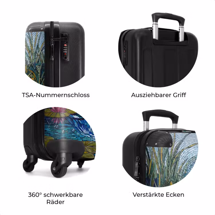 Koffer - Vogel – Wasser – Natur – Abstrakt – Blau — 8