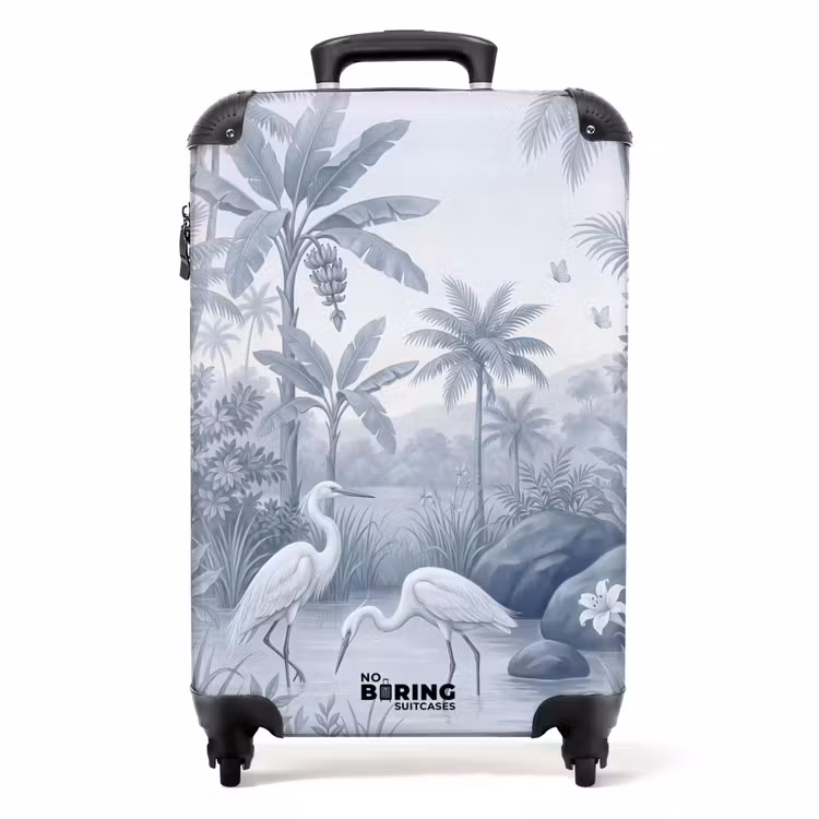 Koffer - Vogel – Wasser – Tropisch – Natur – Blau — 1