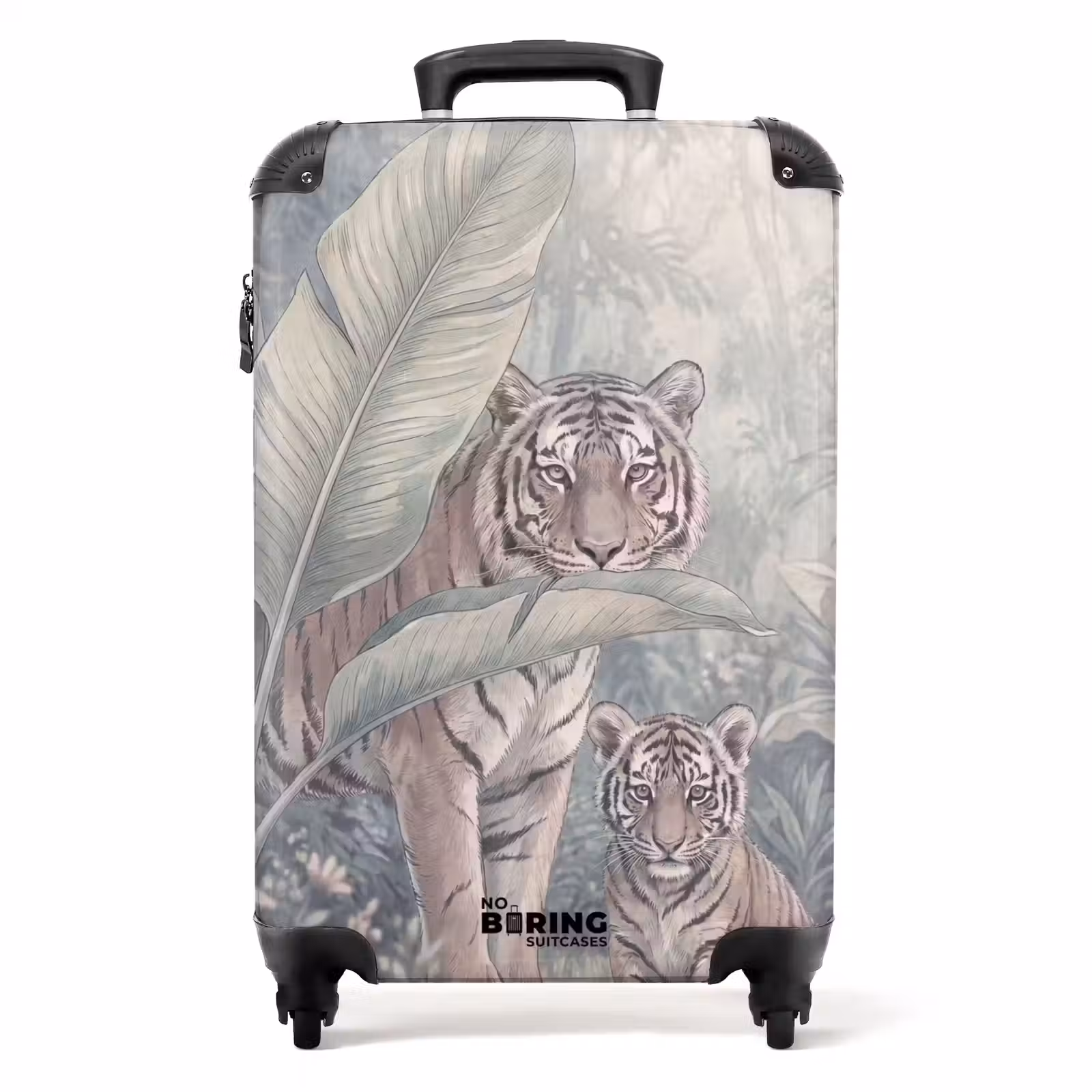 Koffer - Tiger – Jungtier – Dschungel – Illustration – Tiere — 1