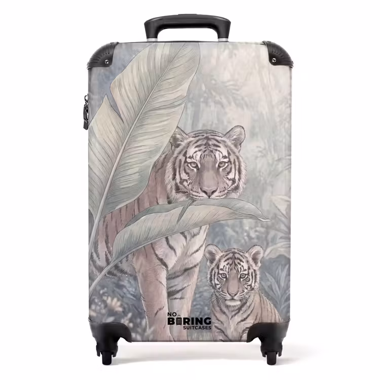 Koffer - Tiger – Jungtier – Dschungel – Illustration – Tiere — 1