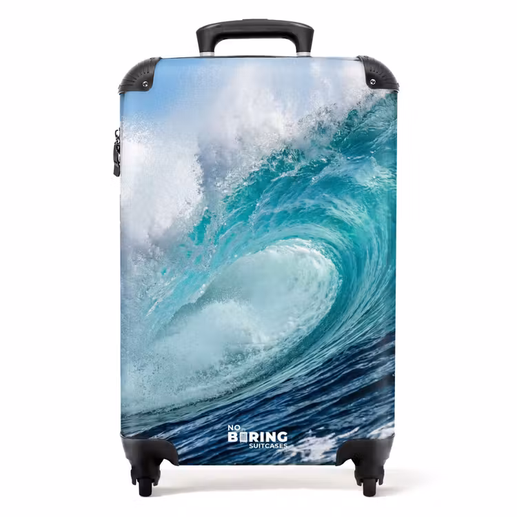 Koffer - Welle – Ozean – Wasser – Dynamisch – Blau — 1
