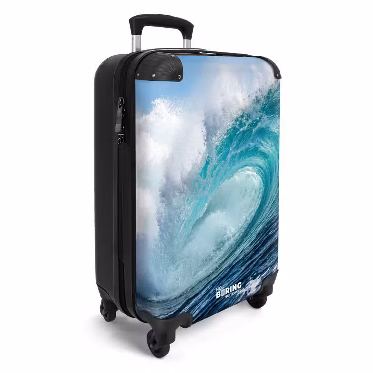 Koffer - Welle – Ozean – Wasser – Dynamisch – Blau — 2