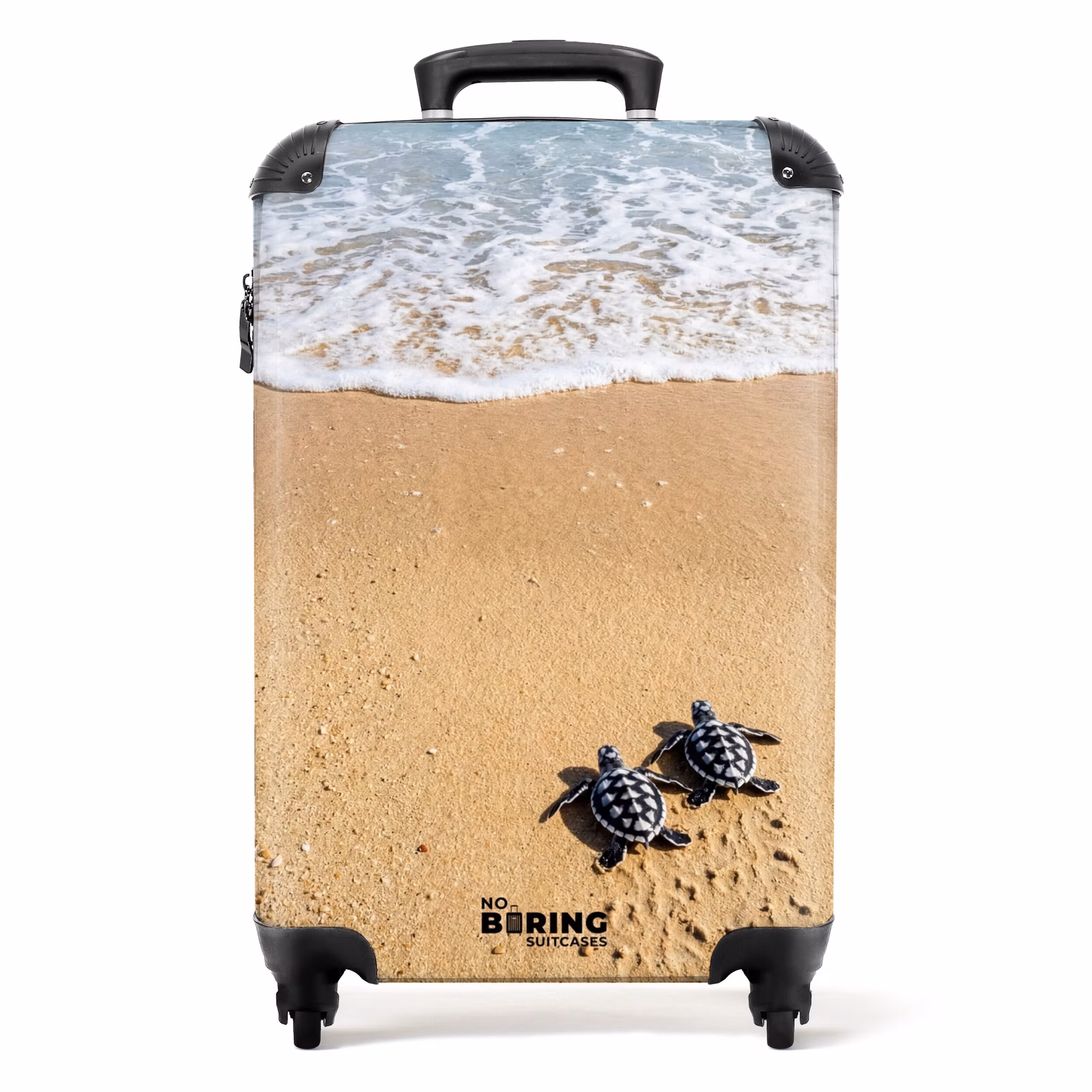 Koffer - Schildkröte – Jung – Strand – Ozean – Blau — 1