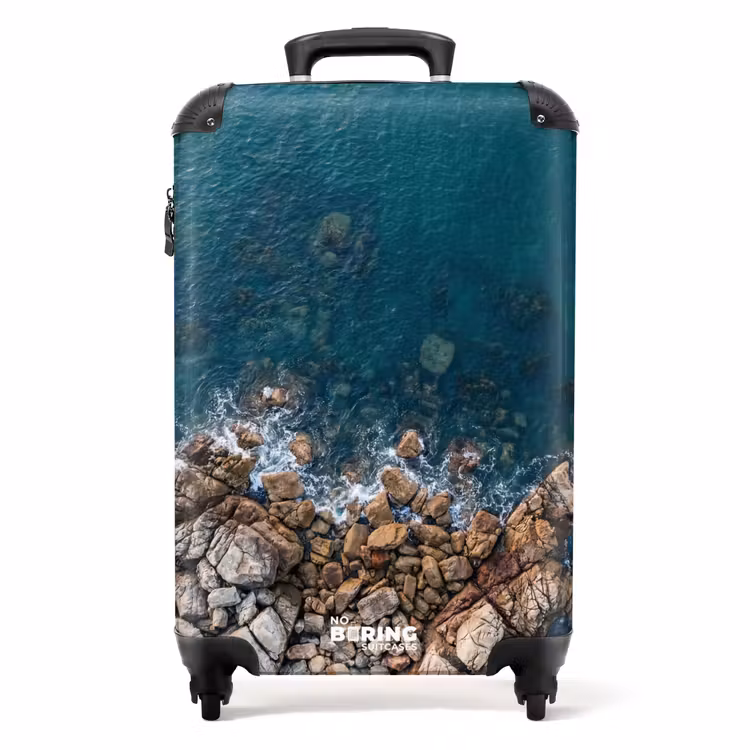 Koffer - Meer – Küstenlinie – Natur – Abstrakt – Blau — 1