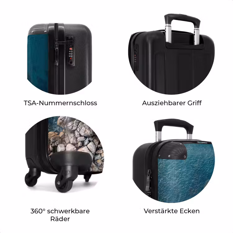 Koffer - Meer – Küstenlinie – Natur – Abstrakt – Blau — 8
