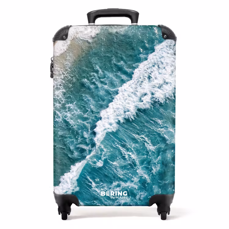Koffer - Meer – Strand – Wellen – Natur – Blau — 1