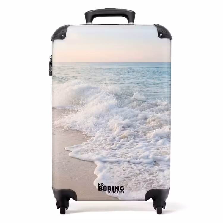 Koffer - Meer – Wellen – Strand – Natur – Weiß — 1