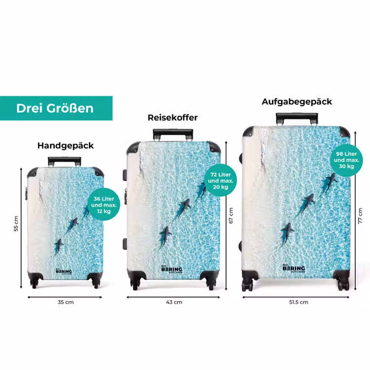 Koffer - Ozean – Strand – Türkis – Natur — 3