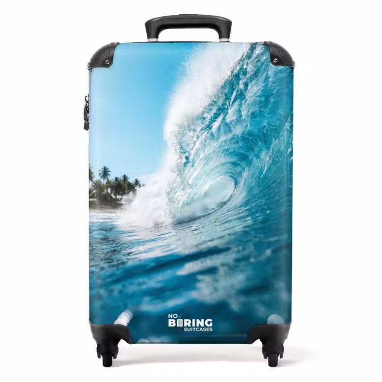 Koffer - Ozean – Wellen – Strand – Natur – Blau — 1