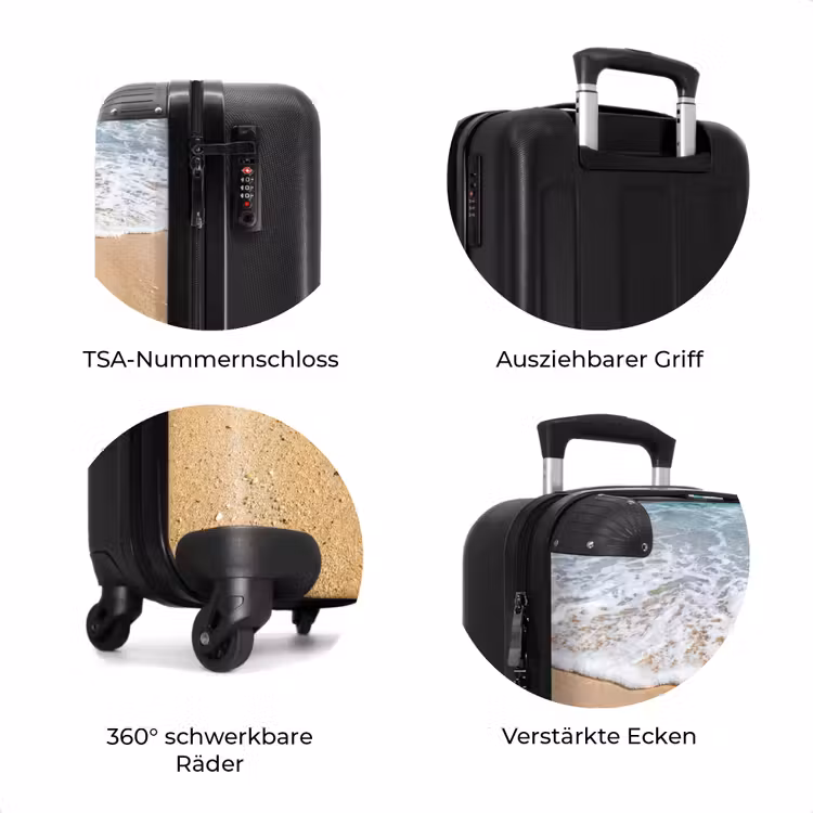 Koffer - Schildkröte – Jung – Strand – Ozean – Blau — 8