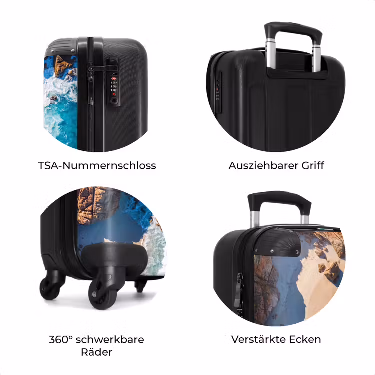 Koffer - Strand – Meer – Felsen – Natur – Blau — 8