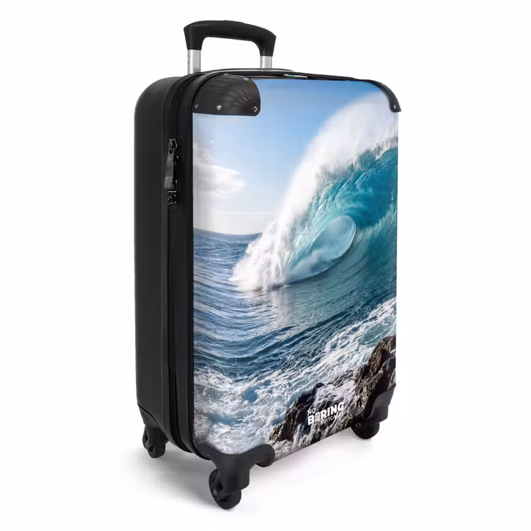 Koffer - Welle – Ozean – Brechende Welle – Wasser – Blau — 2