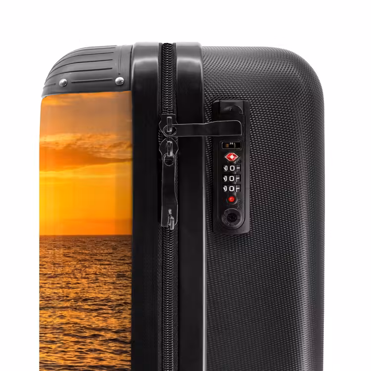 Koffer - Meer – Küste – Sonnenuntergang – Natur – Orange — 6