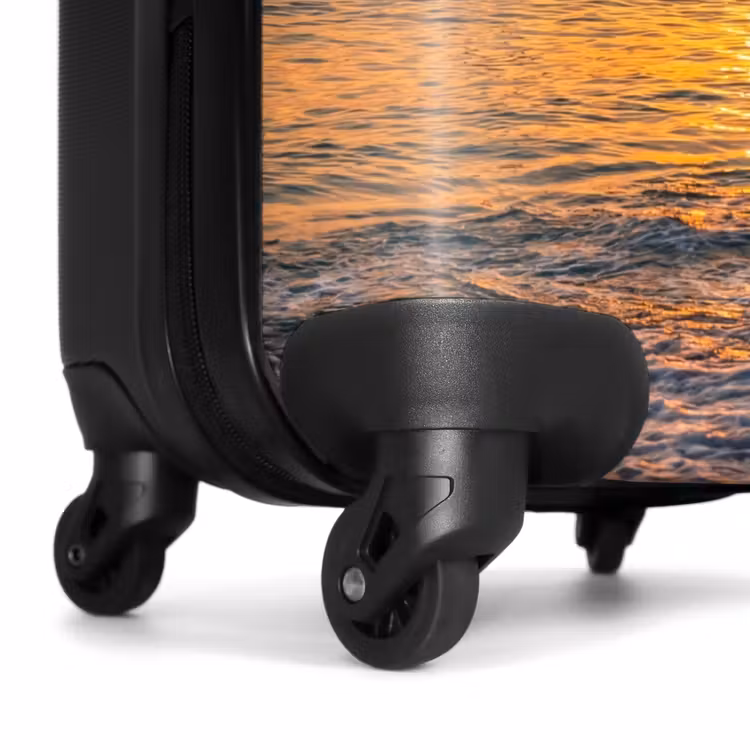 Koffer - Meer – Sonnenuntergang – Boot – Natur – Orange — 7