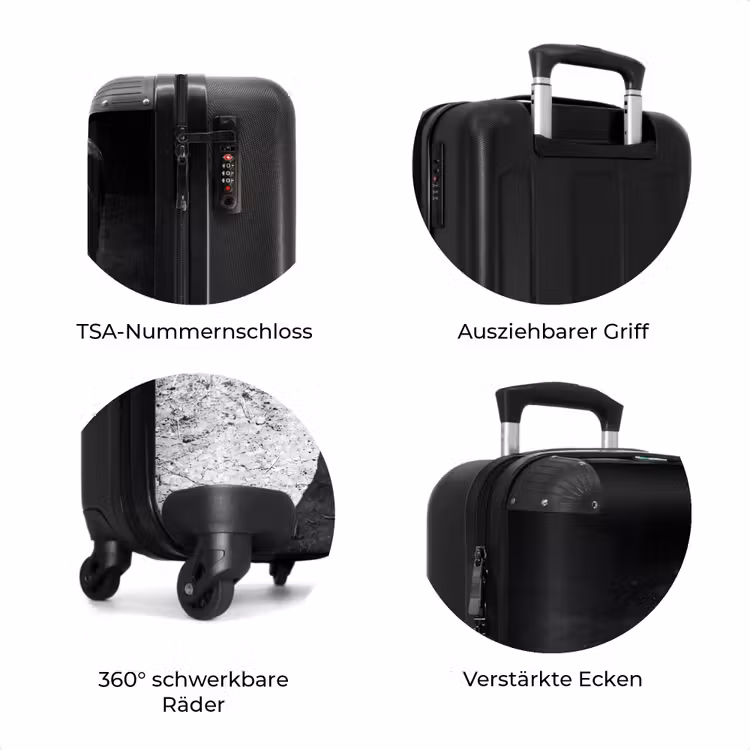 Koffer - Stier – Schatten – Tiere – Kontrast – Schwarz-Weiß — 8