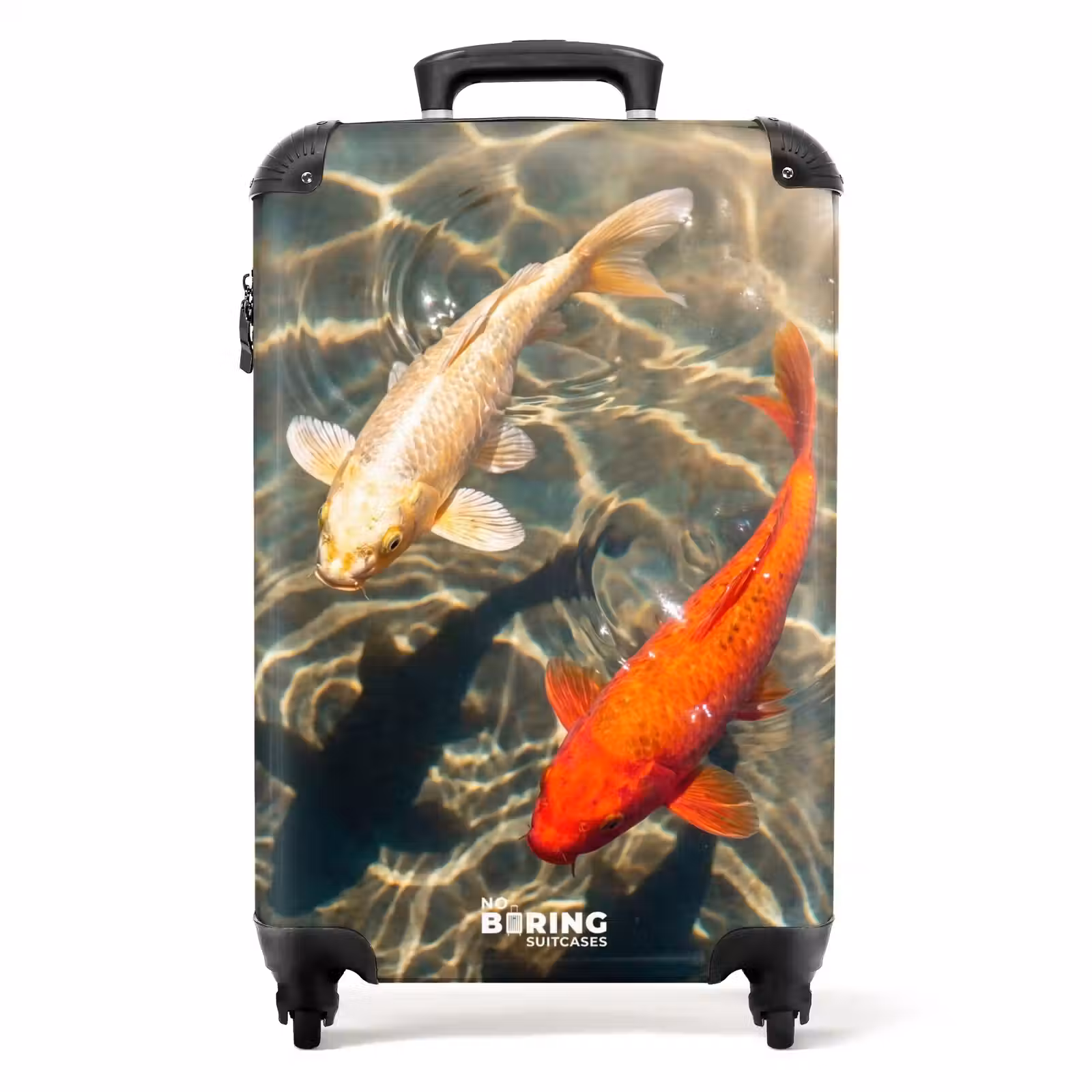 Koffer - Fisch – Wasser – Tiere – Orange – Gold — 1