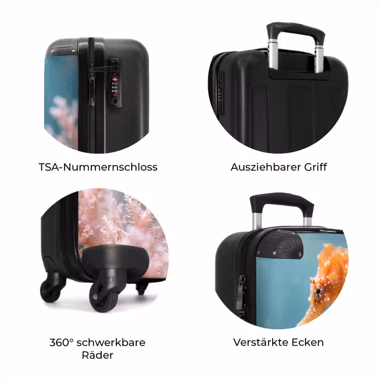 Koffer - Fisch – Koralle – Ozean – Makro – Orange — 8