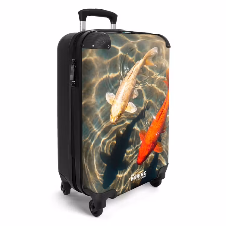 Koffer - Fisch – Wasser – Tiere – Orange – Gold — 2