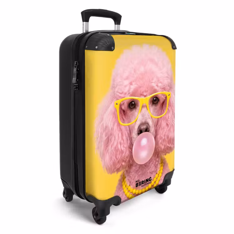 Koffer - Hund – Kaugummi – Tiere – Modern – Rosa — 2